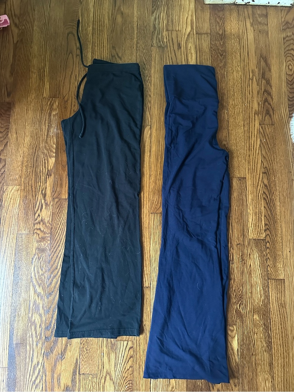 Gap Body: Lot of Two Wide-Leg Lounge Pants in Black and Navy